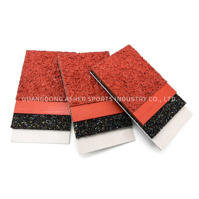 A pista de atletismo à prova de intempéries do campo coloriu o tipo das telhas da espessura de 10mm