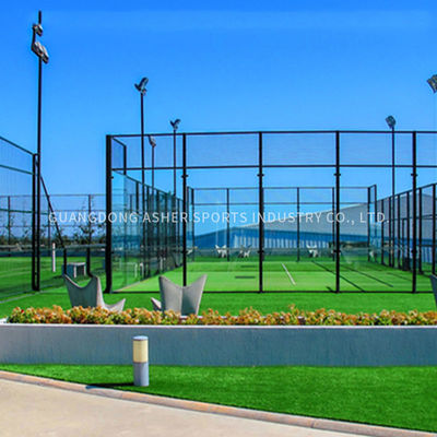 Fabricante oferece atacado transfronteiriço de sistemas completos de padel padel padrão e panorâmico, incluindo remos