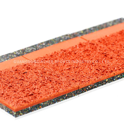 Tipo de pavimentação liso flexível de borracha da pista de atletismo TPU do sistema do sanduíche