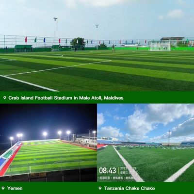 FIFA qualidade relva artificial antiderrapante resistente ao desgaste baixa fricção relva artificial à prova d'água venda quente fornecedor de relva sintética OEM por fábrica