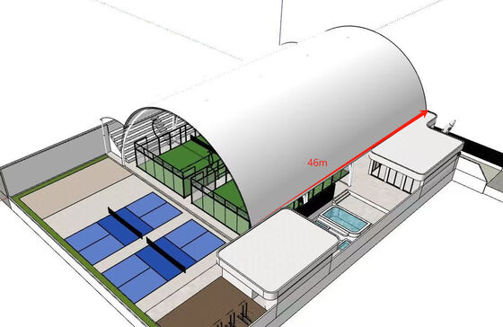 Tipo de campos acessível dos campos de tênis de Padel da cadeira de rodas com cerca do PE