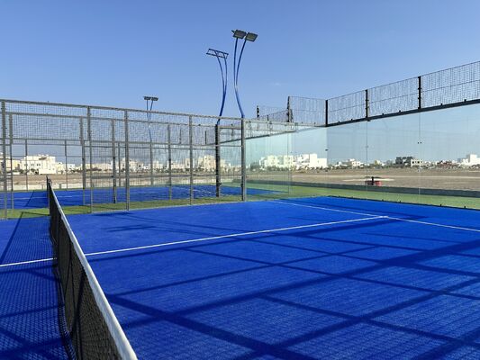Quadra de Padel com Base de PU, Construção de Quadra de Padel, Cor Personalizada