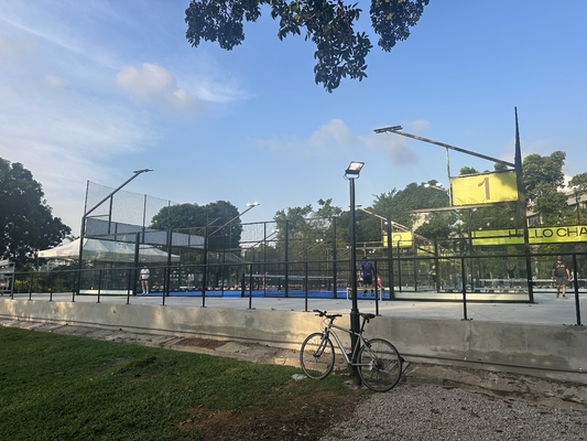 Preço da fábrica direto de alta qualidade Indoor Outdoor Panoramic Padel Court Padel Club Usando Padel Court Tennis