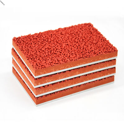 Garantia de 10 anos Pista esportiva híbrida avançada de plástico para escolas e universidades