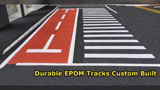 Soluções customizáveis ​​de borracha duráveis ​​da pista de atletismo de EPDM