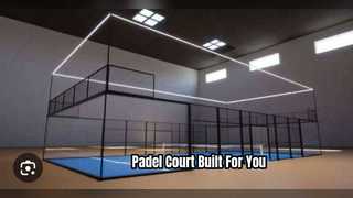 Construção de quadra de padel facilitada