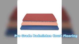 Melhor piso interno de quadra de badminton em PVC resistente ao desgaste