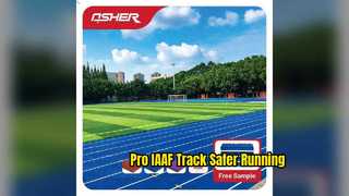 Superfície alta da absorção de choque da pro pista de atletismo de IAAF